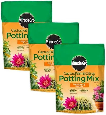 Miracle-Gro Cactus, Palm & Citrus Potting Mix, 8 qt., 3-Pack
