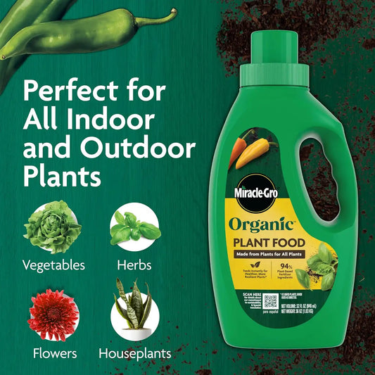 Miracle-Gro Organic Plant Food, 32 fl. oz.