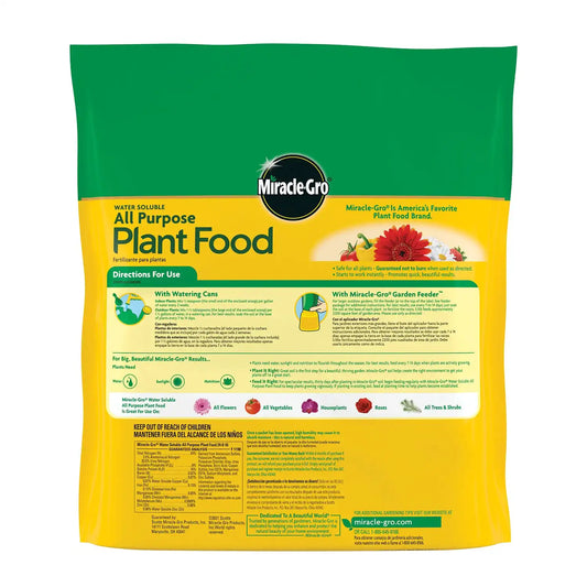 Miracle-Gro Water Soluble All Purpose Plant Food, 5.5 lb. (Pack of 6)