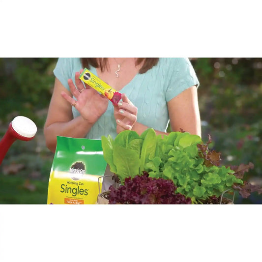 Miracle-Gro Watering Can Singles All Purpose Plant Food, 24 Packets